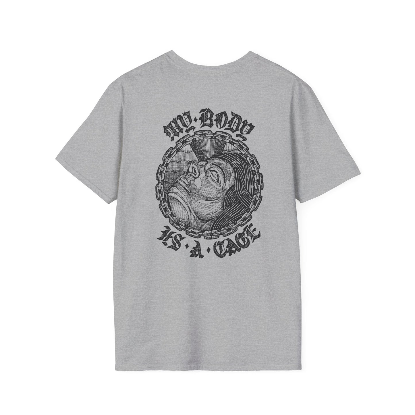 Limited Edition “My Body is a Cage” Tee – Art by Mango