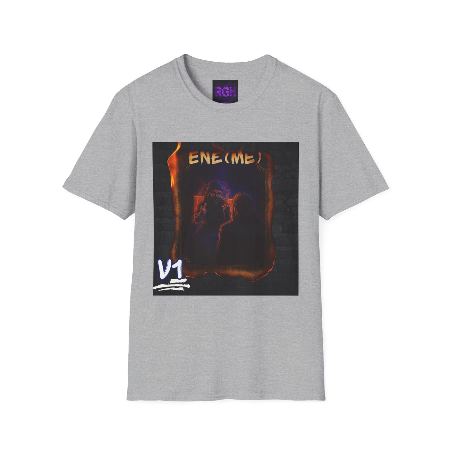 Limited Edition Unisex T-Shirt - Renegoinhard Glass Single ENE(ME) Artwork