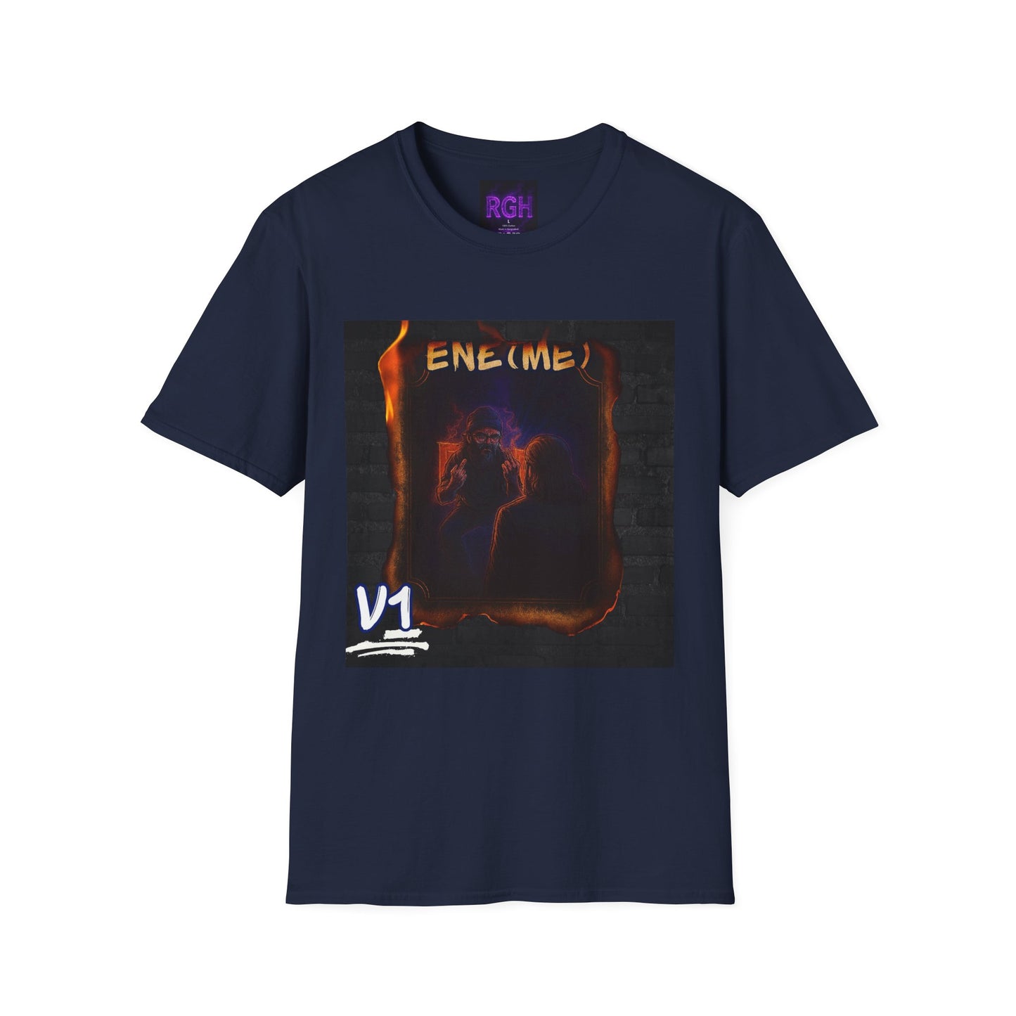 Limited Edition Unisex T-Shirt - Renegoinhard Glass Single ENE(ME) Artwork