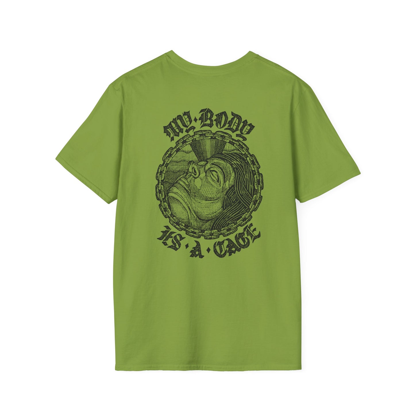 Limited Edition “My Body is a Cage” Tee – Art by Mango