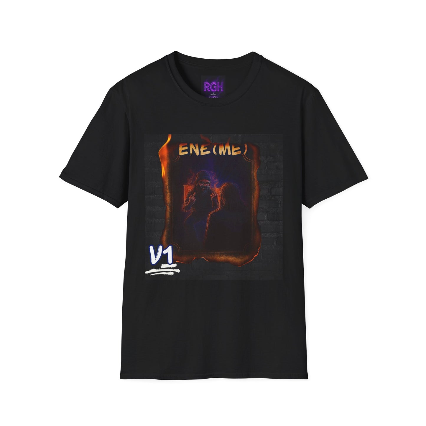 Limited Edition Unisex T-Shirt - Renegoinhard Glass Single ENE(ME) Artwork