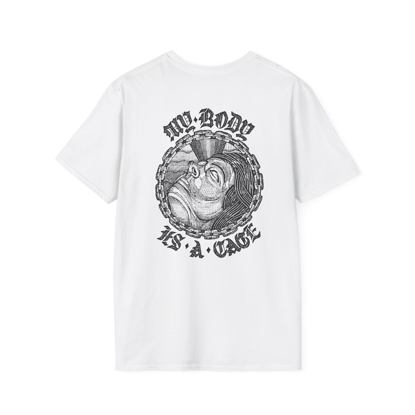 Limited Edition “My Body is a Cage” Tee – Art by Mango
