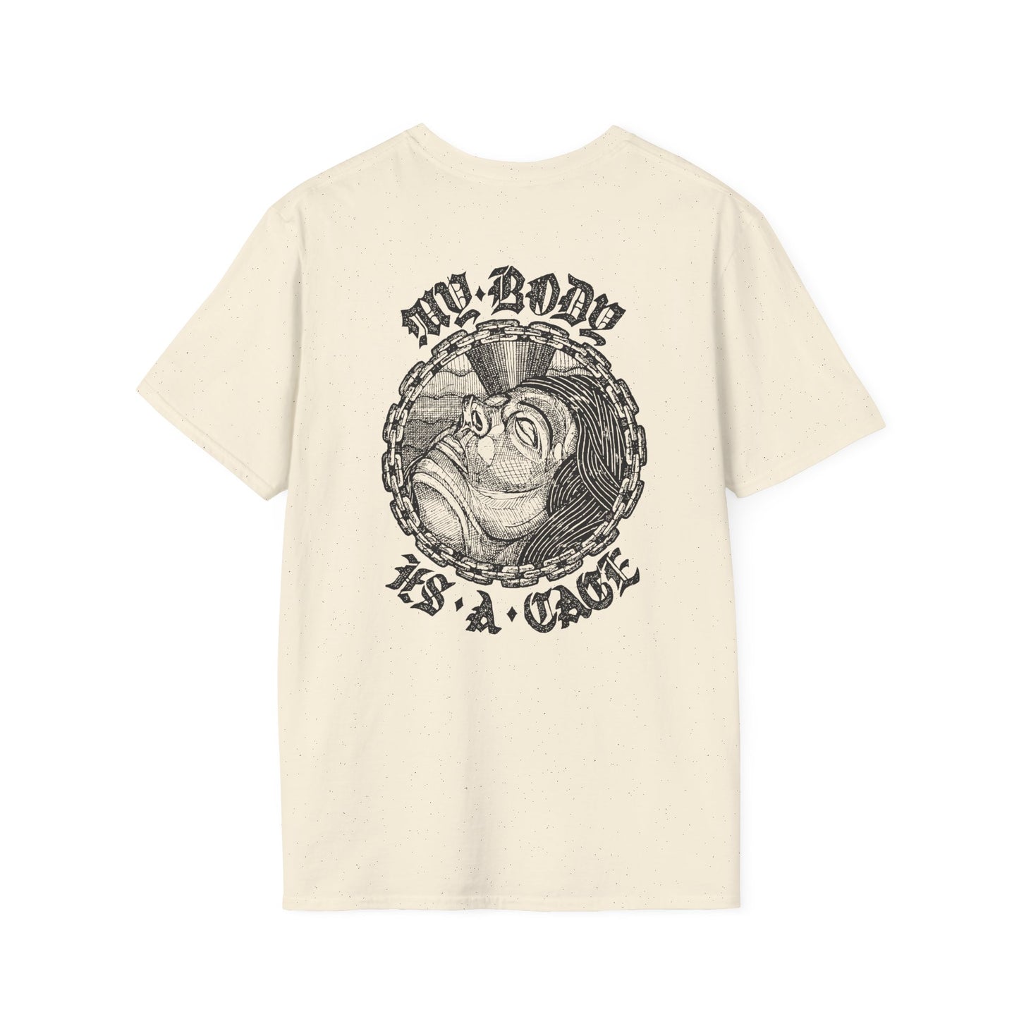 Limited Edition “My Body is a Cage” Tee – Art by Mango