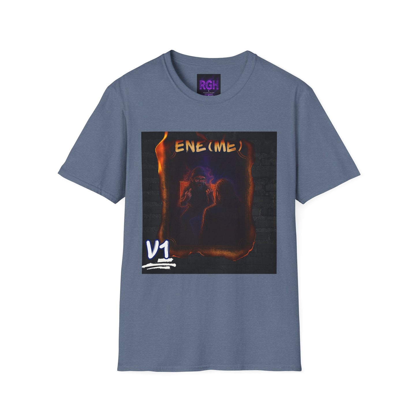 Limited Edition Unisex T-Shirt - Renegoinhard Glass Single ENE(ME) Artwork