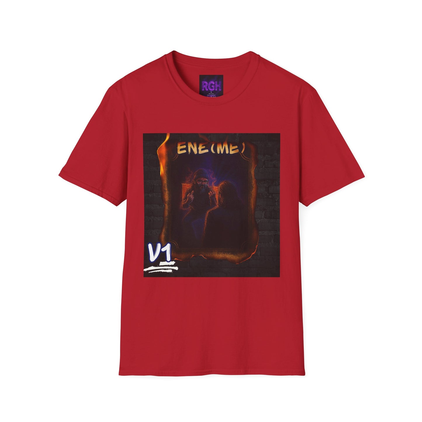 Limited Edition Unisex T-Shirt - Renegoinhard Glass Single ENE(ME) Artwork
