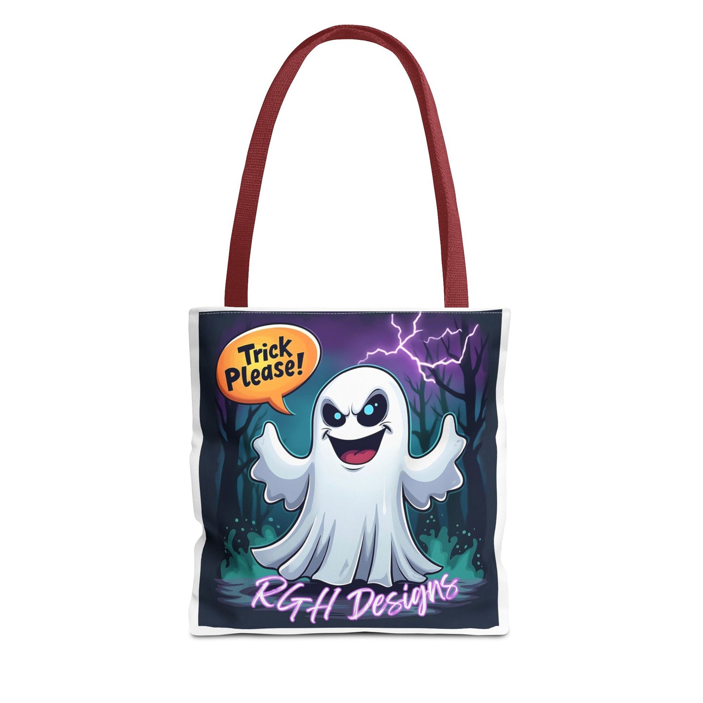 Halloween 2024 Limited Run Personalized ‘Trick Please’ candy tote bag 3 sizes