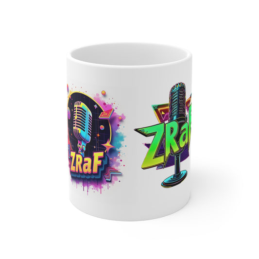 A ZRaF double stamped logo Coffee mug