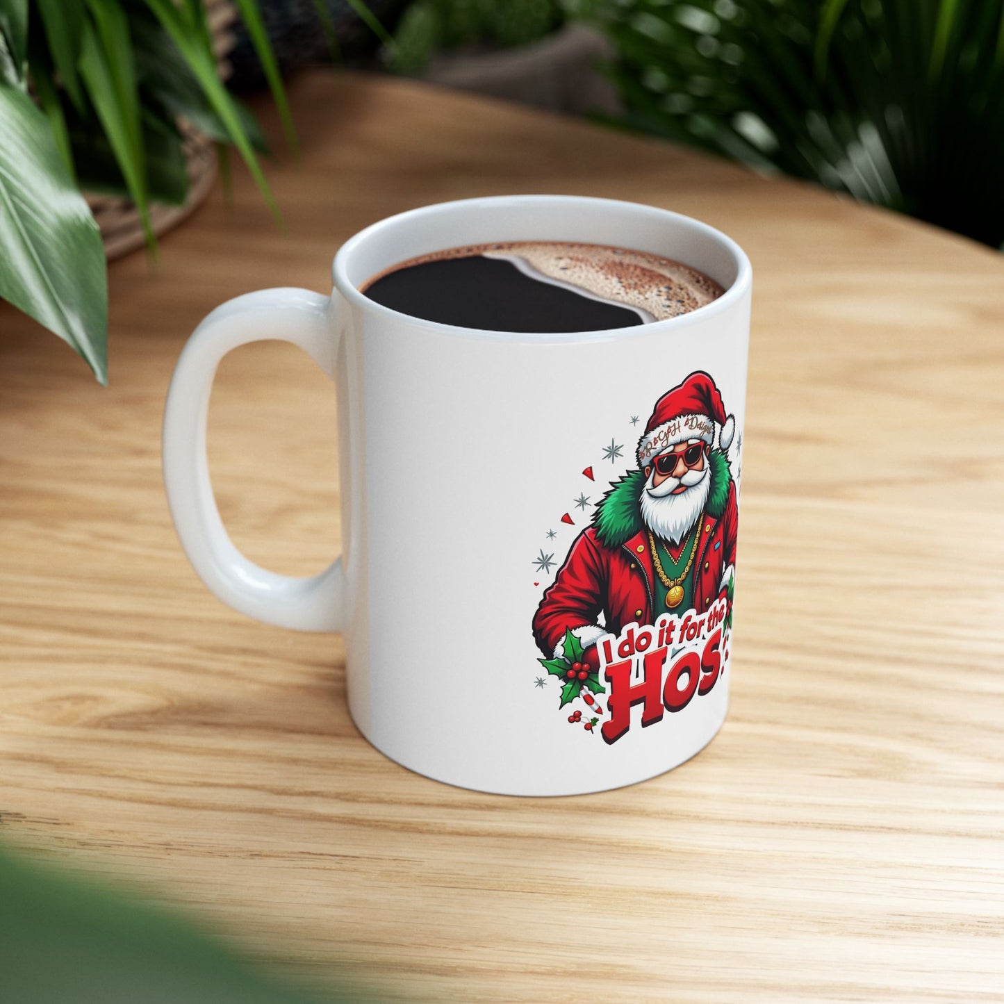2024 Christmas HOliday Santa Ceramic Mug, (11oz, 15oz)
