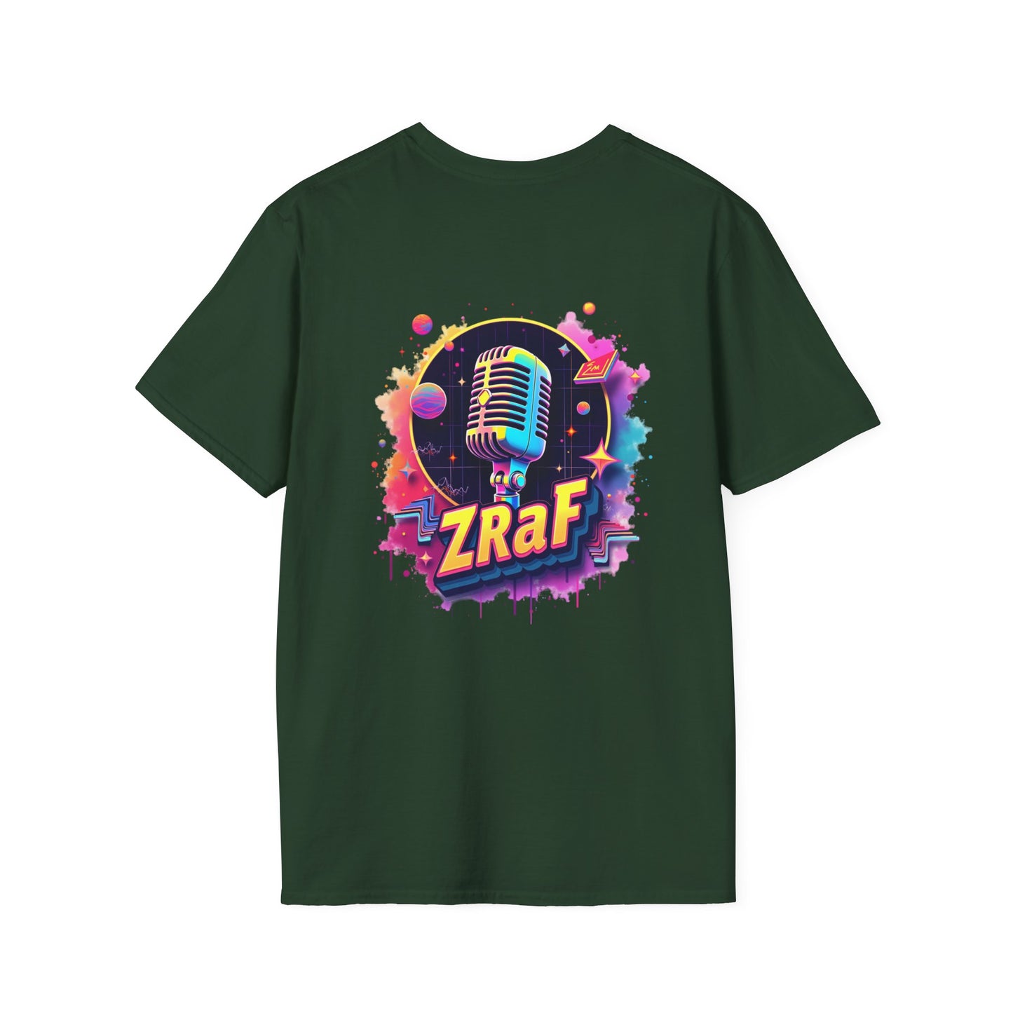 A ZRaF Neon Grunge Tee – Wearable Chaos