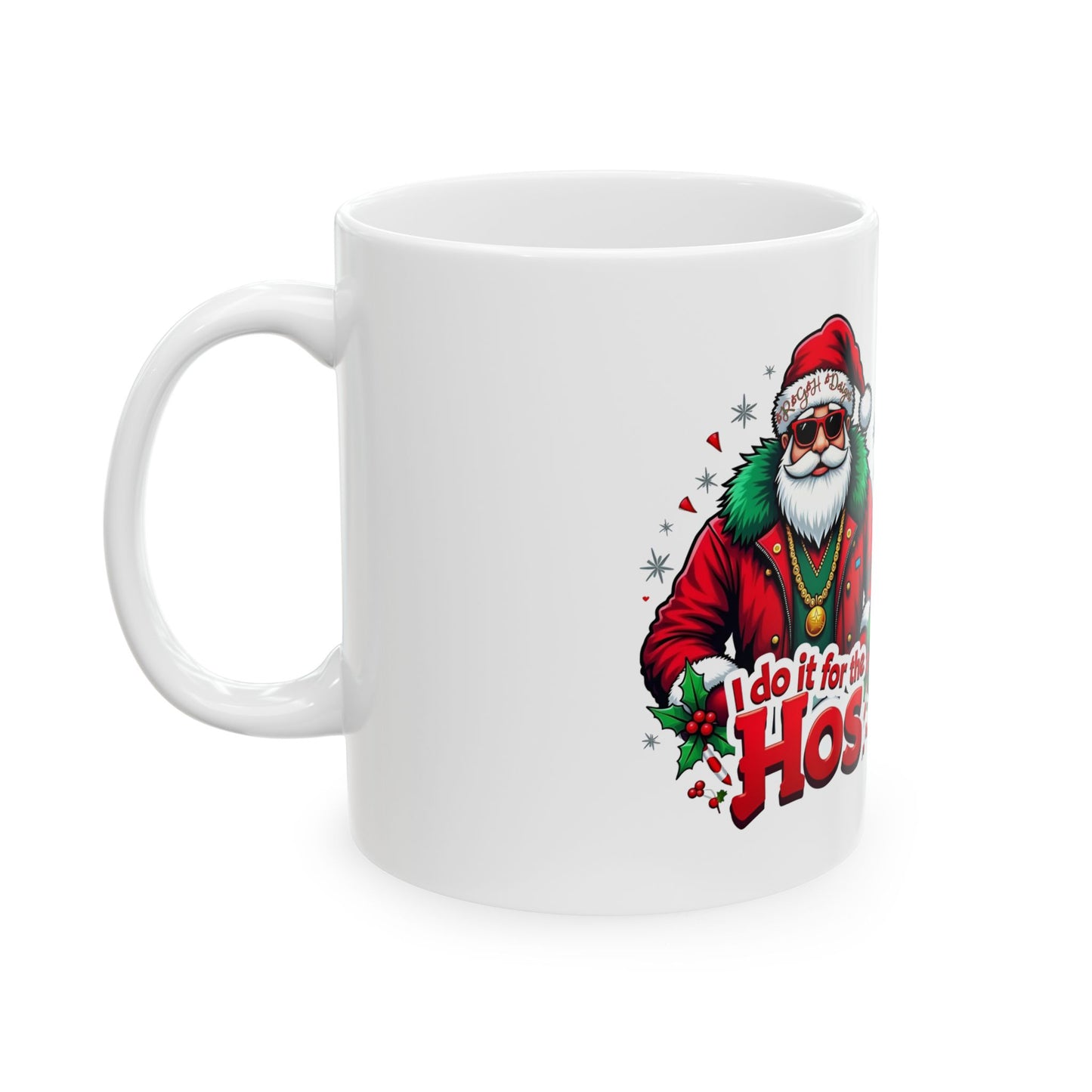 2024 Christmas HOliday Santa Ceramic Mug, (11oz, 15oz)