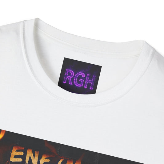 Limited Edition Unisex T-Shirt - Renegoinhard Glass Single ENE(ME) Artwork