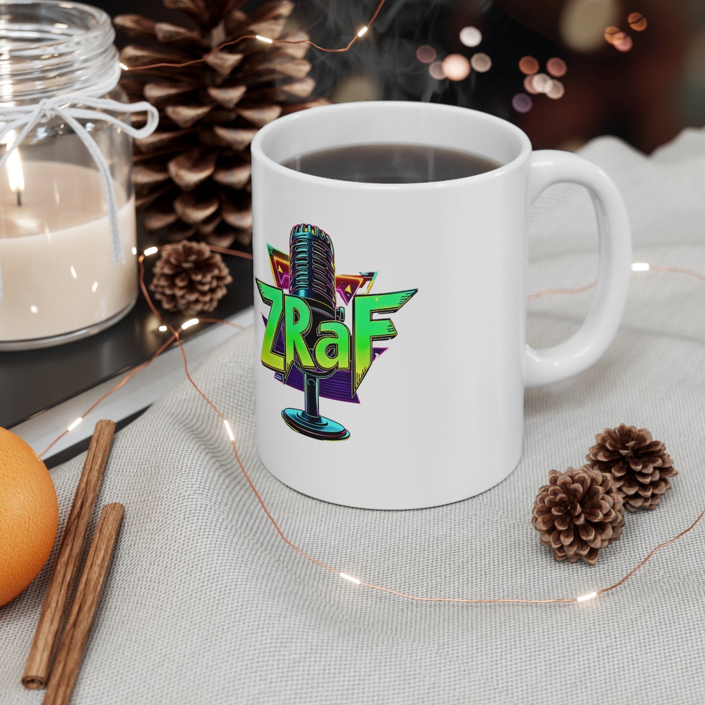 A ZRaF double stamped logo Coffee mug